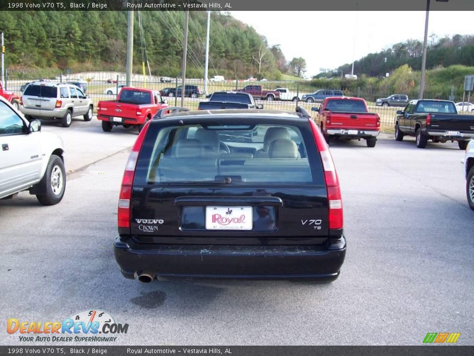 1998 Volvo V70 T5 Black / Beige Photo #5