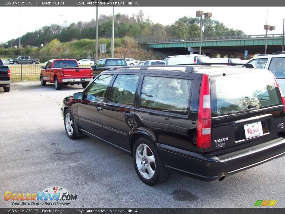 1998 Volvo V70 T5 Black / Beige Photo #6