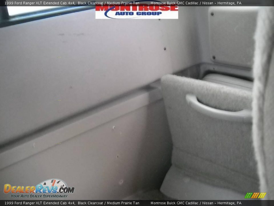 1999 Ford Ranger XLT Extended Cab 4x4 Black Clearcoat / Medium Prairie Tan Photo #14