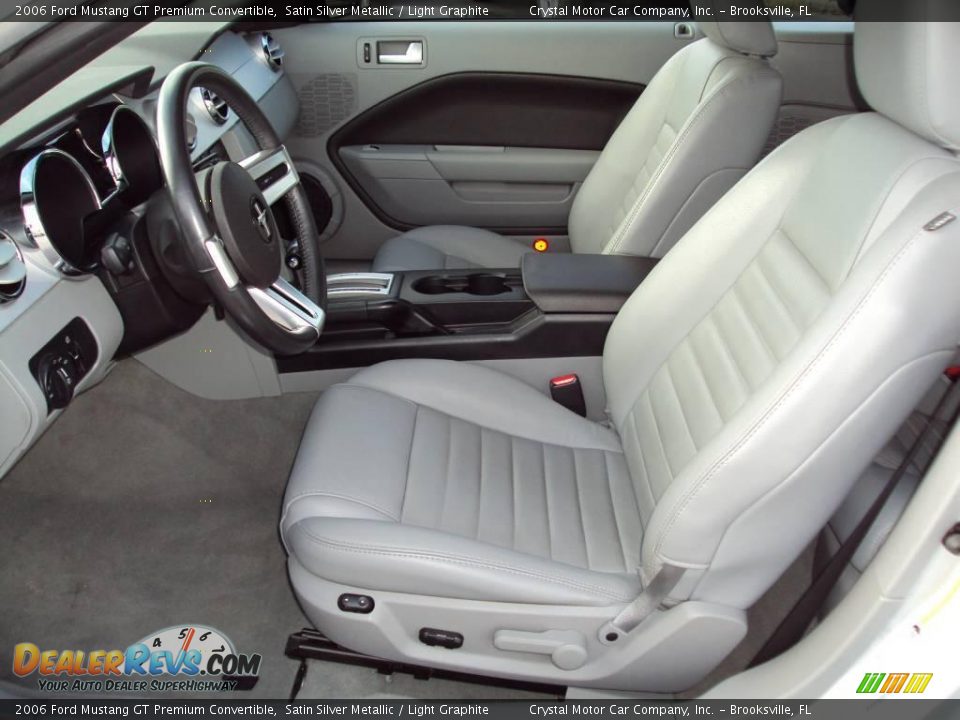 2006 Ford Mustang GT Premium Convertible Satin Silver Metallic / Light Graphite Photo #4