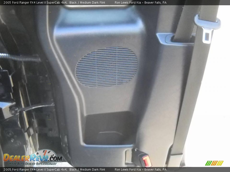 2005 Ford Ranger FX4 Level II SuperCab 4x4 Black / Medium Dark Flint Photo #10