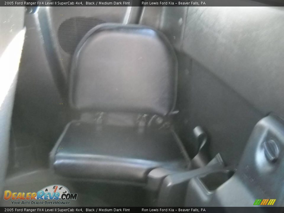 2005 Ford Ranger FX4 Level II SuperCab 4x4 Black / Medium Dark Flint Photo #12