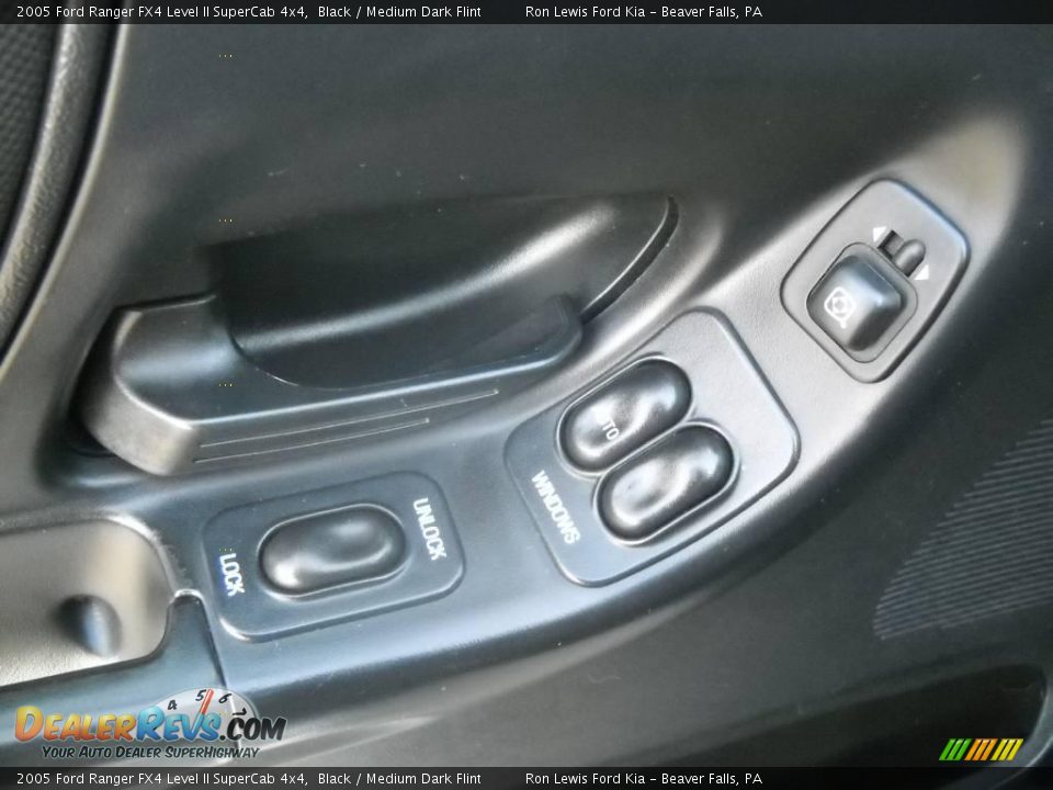 2005 Ford Ranger FX4 Level II SuperCab 4x4 Black / Medium Dark Flint Photo #21