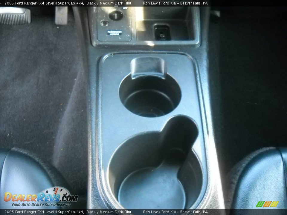 2005 Ford Ranger FX4 Level II SuperCab 4x4 Black / Medium Dark Flint Photo #23