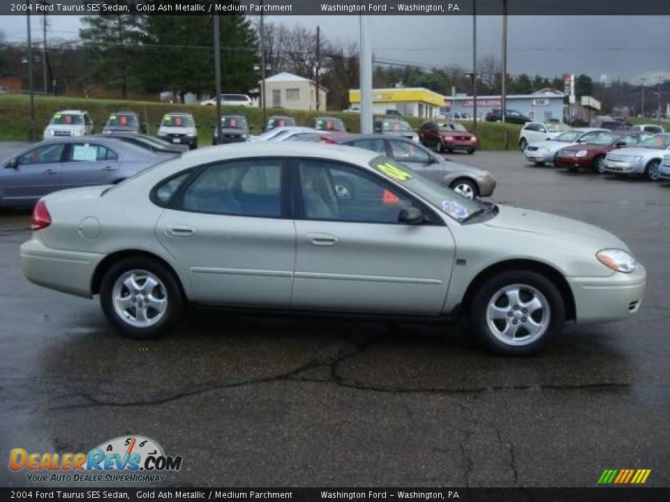 2004 Ford Taurus SES Sedan Gold Ash Metallic / Medium Parchment Photo #5