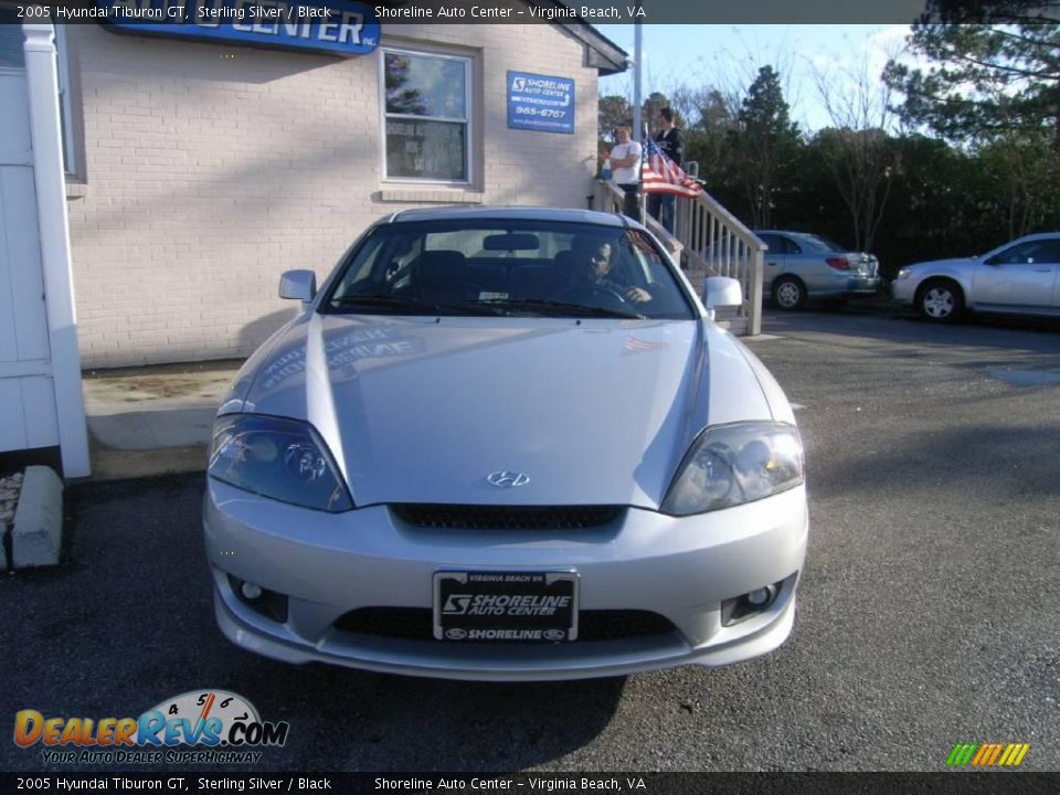2005 Hyundai Tiburon GT Sterling Silver / Black Photo #1