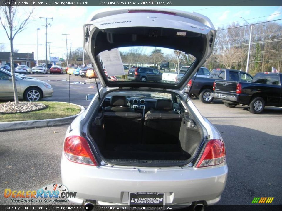 2005 Hyundai Tiburon GT Sterling Silver / Black Photo #10