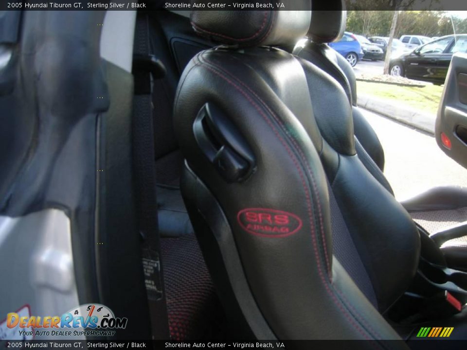 2005 Hyundai Tiburon GT Sterling Silver / Black Photo #14
