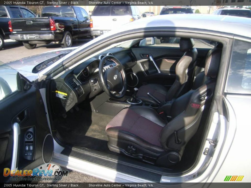 2005 Hyundai Tiburon GT Sterling Silver / Black Photo #16