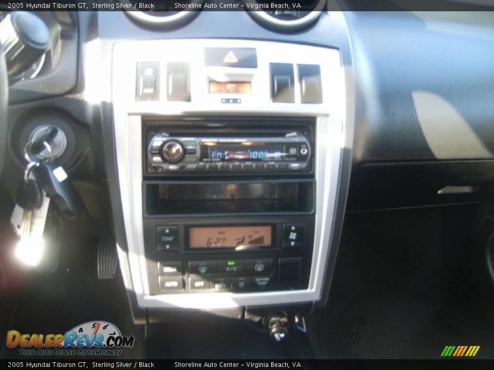 2005 Hyundai Tiburon GT Sterling Silver / Black Photo #19