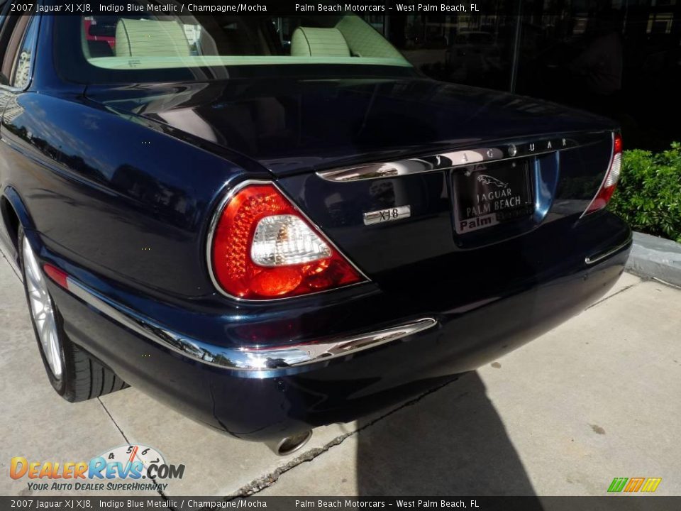 2007 Jaguar XJ XJ8 Indigo Blue Metallic / Champagne/Mocha Photo #6