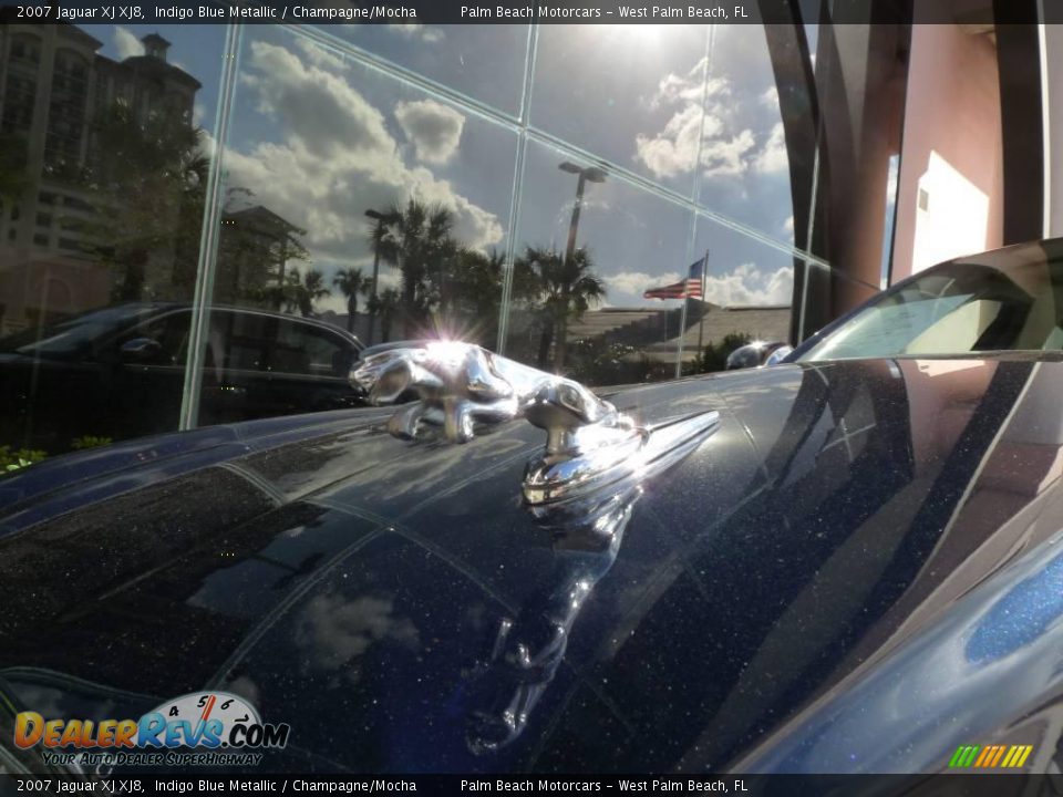 2007 Jaguar XJ XJ8 Indigo Blue Metallic / Champagne/Mocha Photo #13