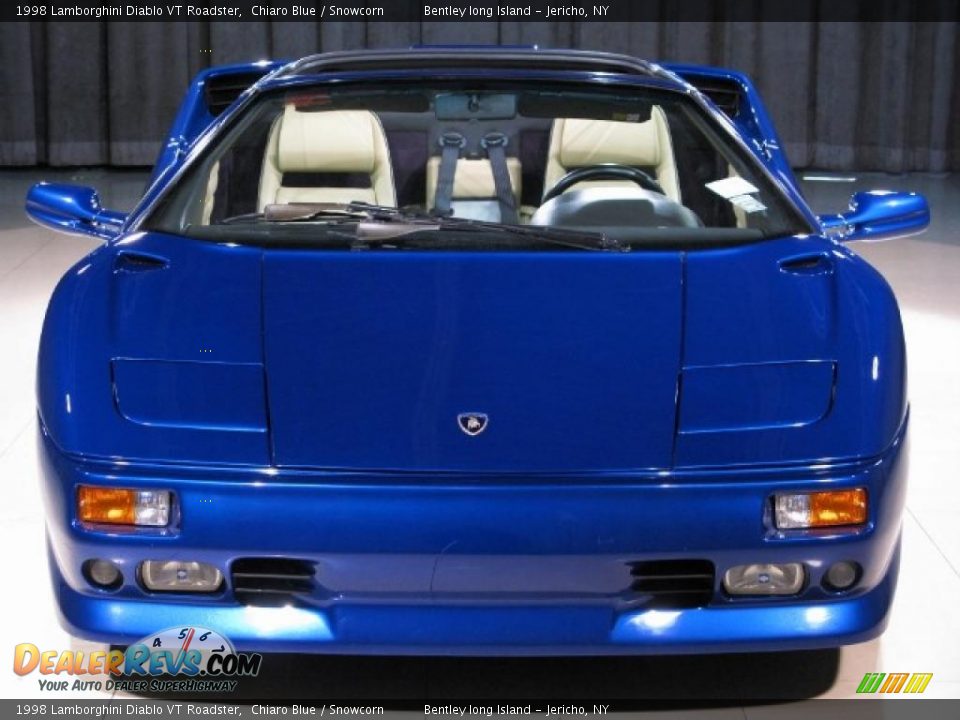 1998 Lamborghini Diablo VT Roadster Chiaro Blue / Snowcorn Photo #4