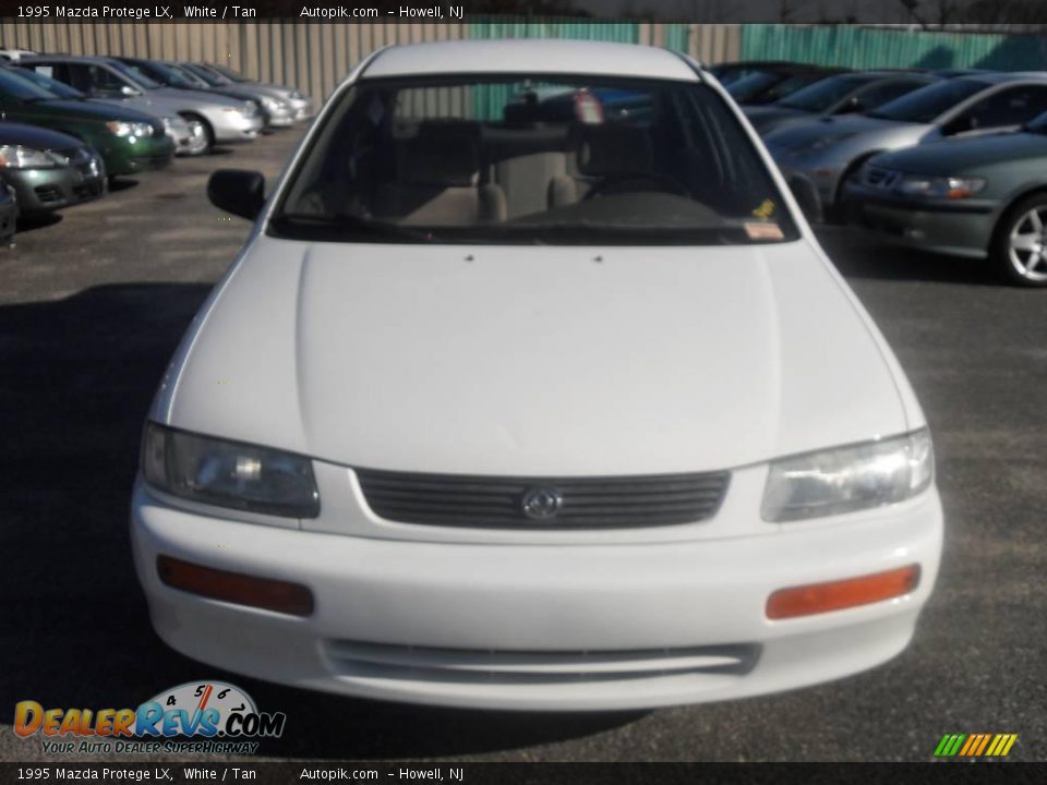 1995 Mazda Protege LX White / Tan Photo #1