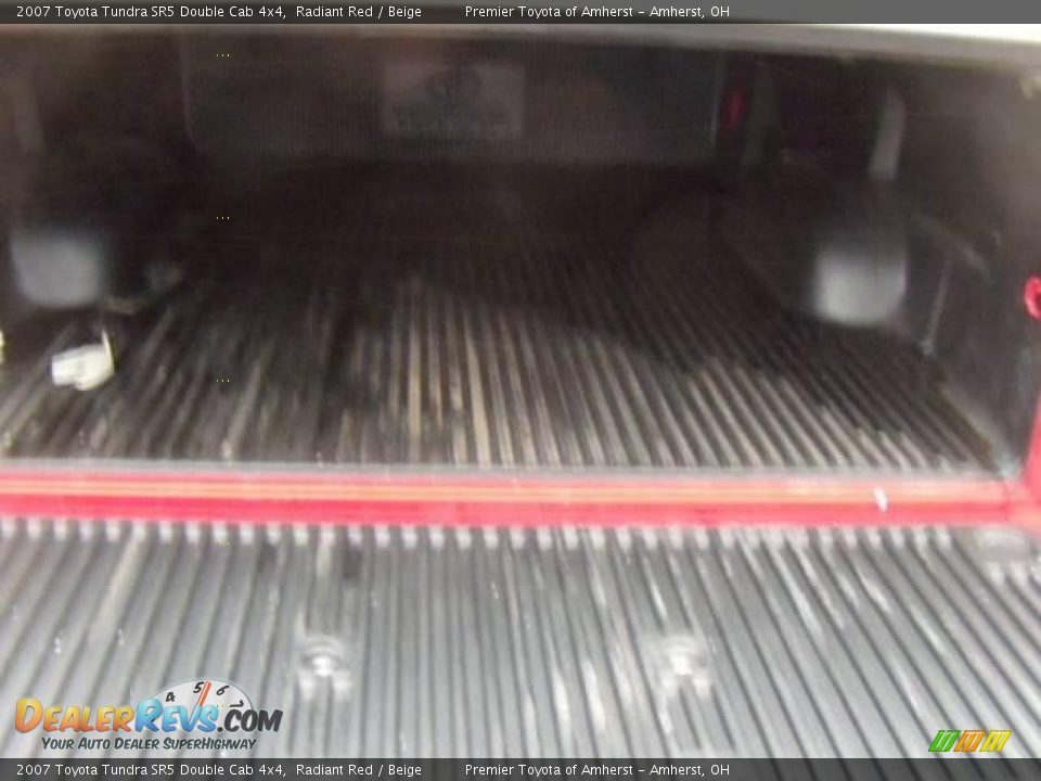 2007 Toyota Tundra SR5 Double Cab 4x4 Radiant Red / Beige Photo #13