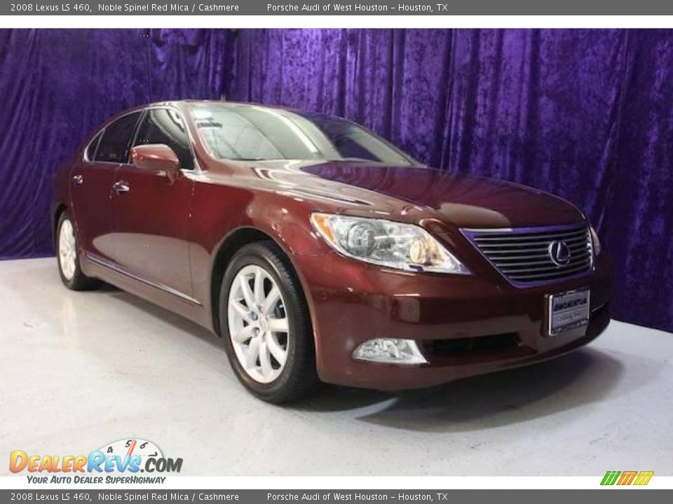 2008 Lexus LS 460 Noble Spinel Red Mica / Cashmere Photo #1