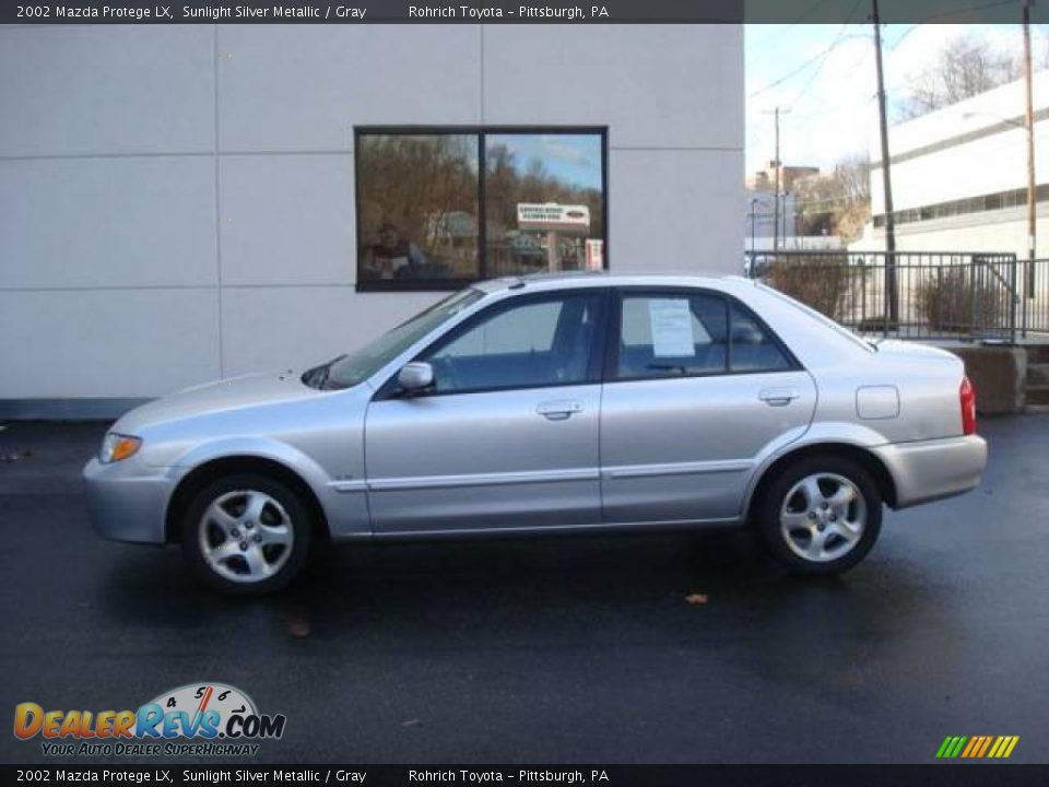 2002 Mazda Protege LX Sunlight Silver Metallic / Gray Photo #1