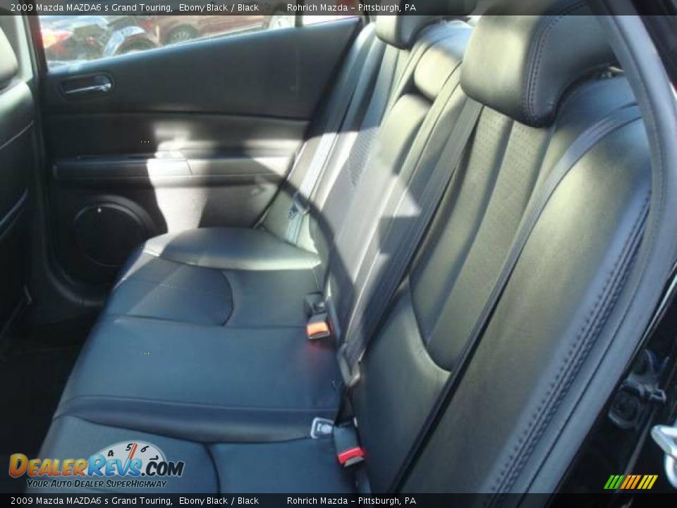 2009 Mazda MAZDA6 s Grand Touring Ebony Black / Black Photo #11