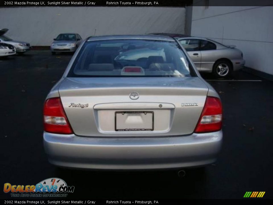2002 Mazda Protege LX Sunlight Silver Metallic / Gray Photo #3