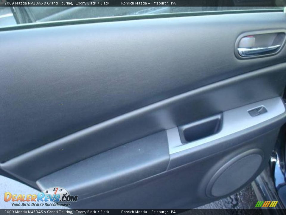 2009 Mazda MAZDA6 s Grand Touring Ebony Black / Black Photo #13
