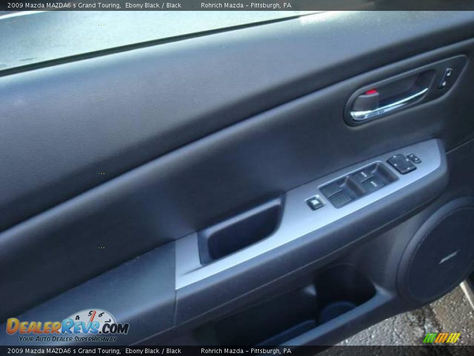 2009 Mazda MAZDA6 s Grand Touring Ebony Black / Black Photo #14
