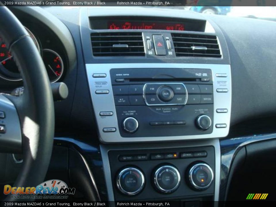 2009 Mazda MAZDA6 s Grand Touring Ebony Black / Black Photo #18