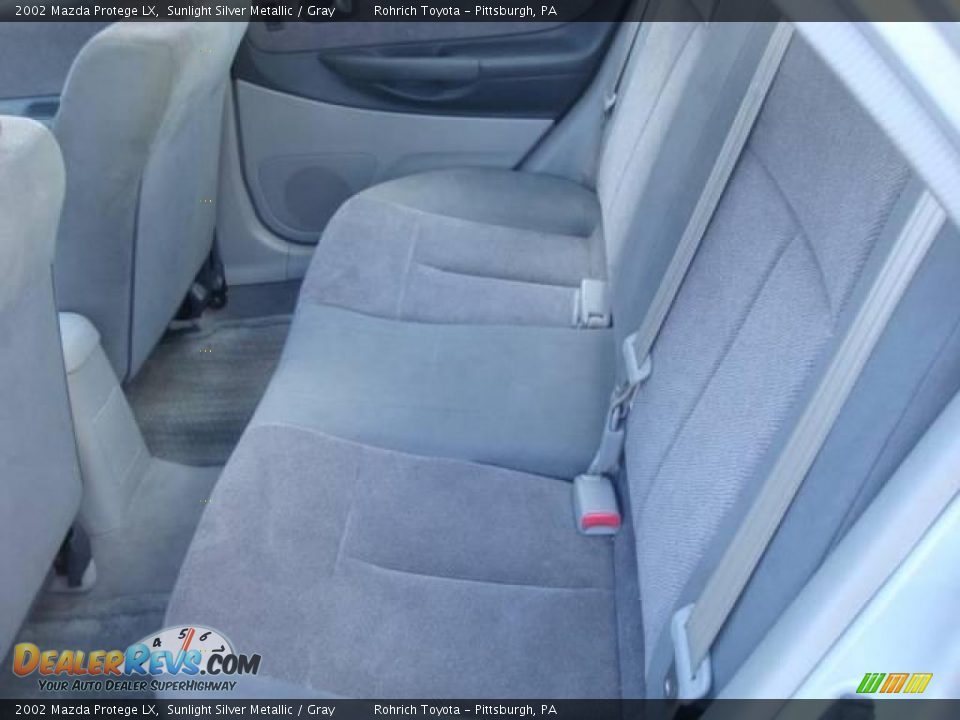2002 Mazda Protege LX Sunlight Silver Metallic / Gray Photo #11