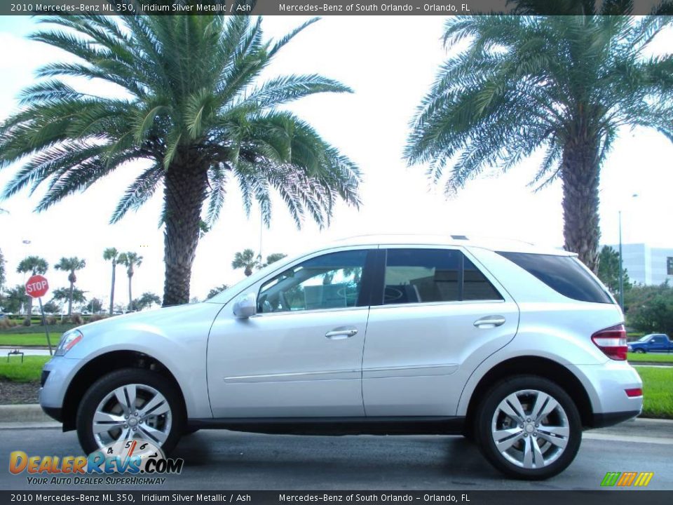 2010 Mercedes-Benz ML 350 Iridium Silver Metallic / Ash Photo #1