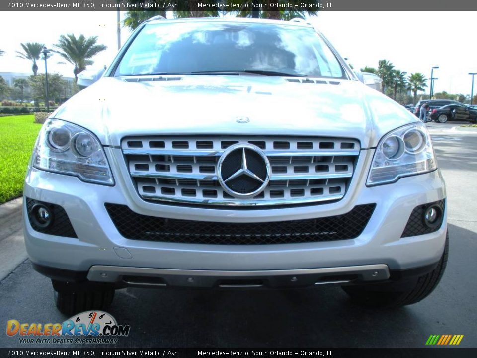2010 Mercedes-Benz ML 350 Iridium Silver Metallic / Ash Photo #3