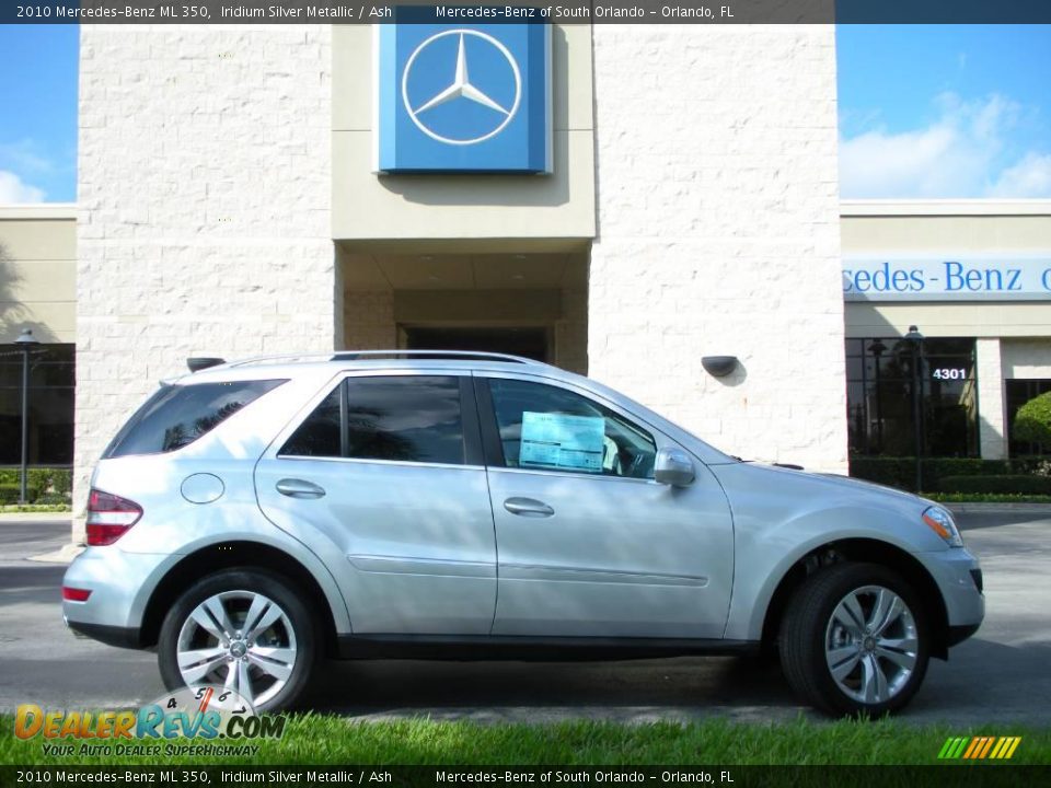 2010 Mercedes-Benz ML 350 Iridium Silver Metallic / Ash Photo #5
