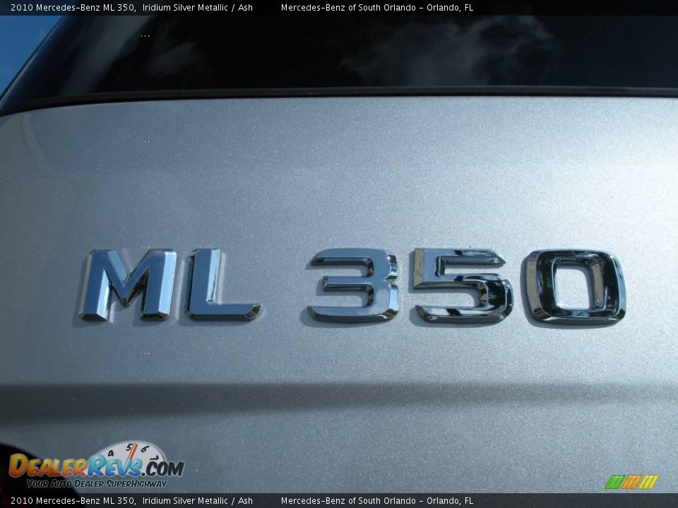 2010 Mercedes-Benz ML 350 Iridium Silver Metallic / Ash Photo #9