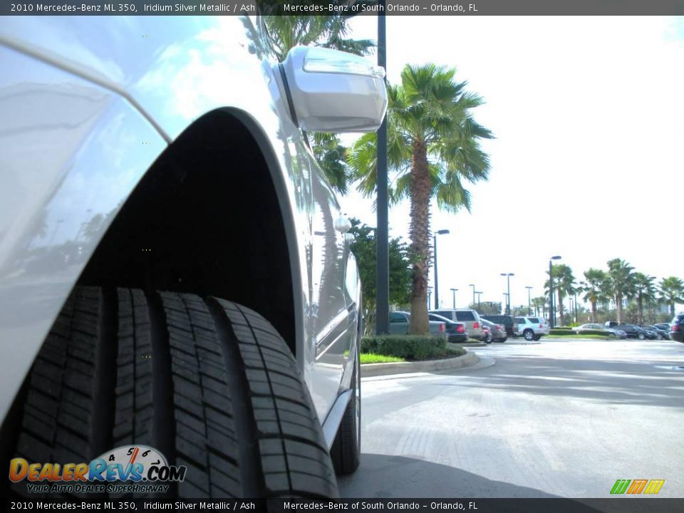 2010 Mercedes-Benz ML 350 Iridium Silver Metallic / Ash Photo #10