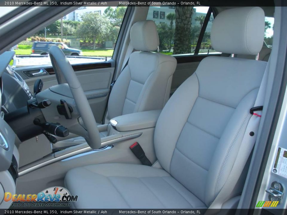 2010 Mercedes-Benz ML 350 Iridium Silver Metallic / Ash Photo #12
