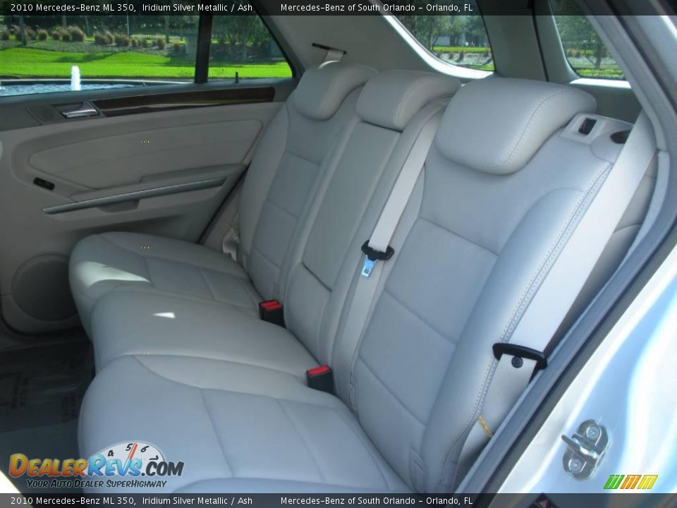 2010 Mercedes-Benz ML 350 Iridium Silver Metallic / Ash Photo #14