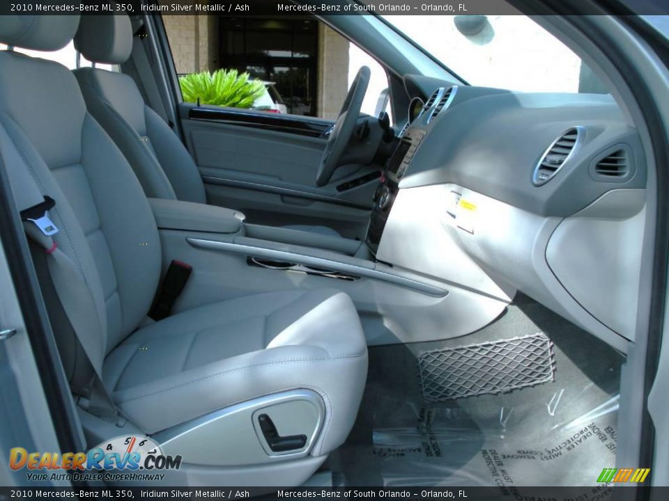 2010 Mercedes-Benz ML 350 Iridium Silver Metallic / Ash Photo #15