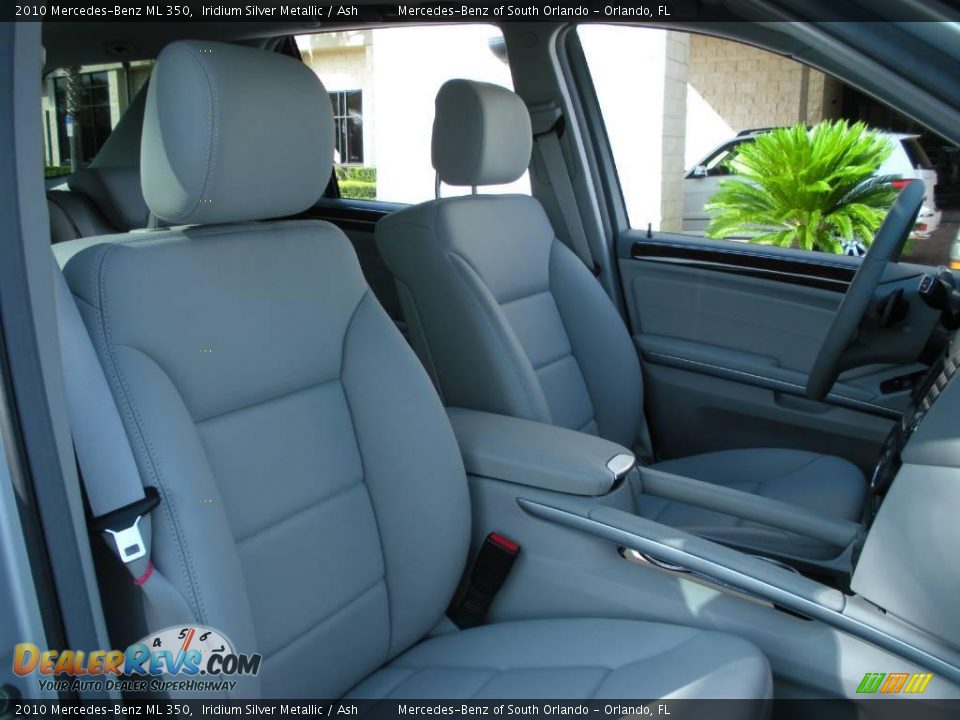 2010 Mercedes-Benz ML 350 Iridium Silver Metallic / Ash Photo #16