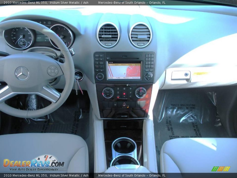 2010 Mercedes-Benz ML 350 Iridium Silver Metallic / Ash Photo #17