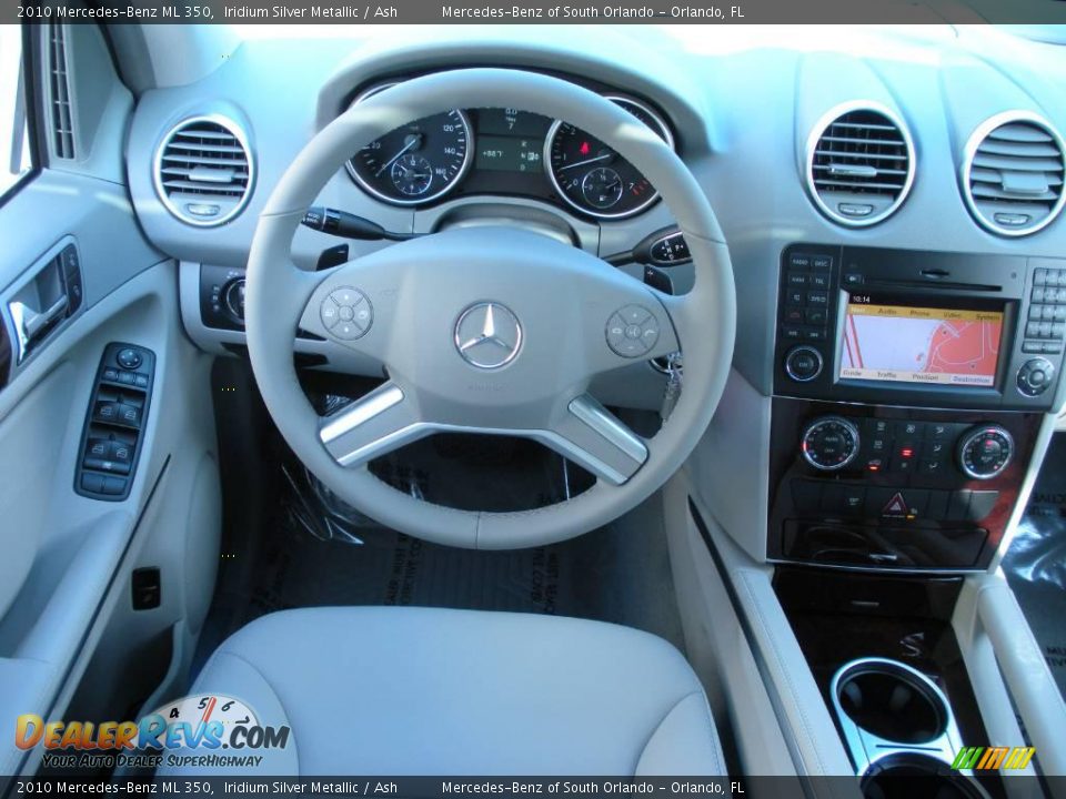 2010 Mercedes-Benz ML 350 Iridium Silver Metallic / Ash Photo #18