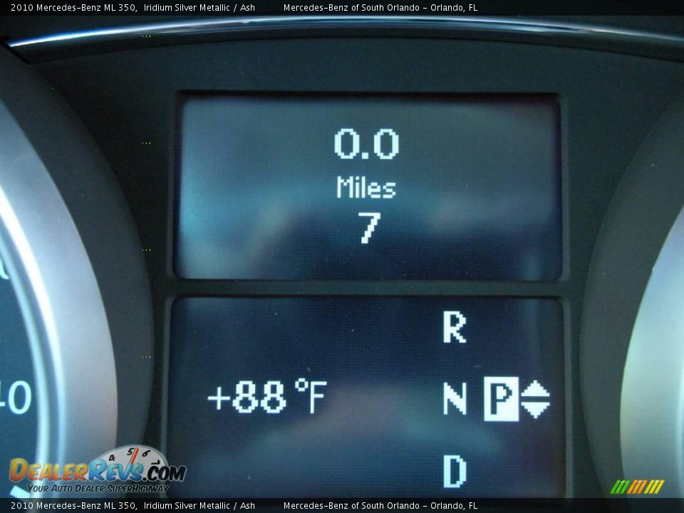 2010 Mercedes-Benz ML 350 Iridium Silver Metallic / Ash Photo #21
