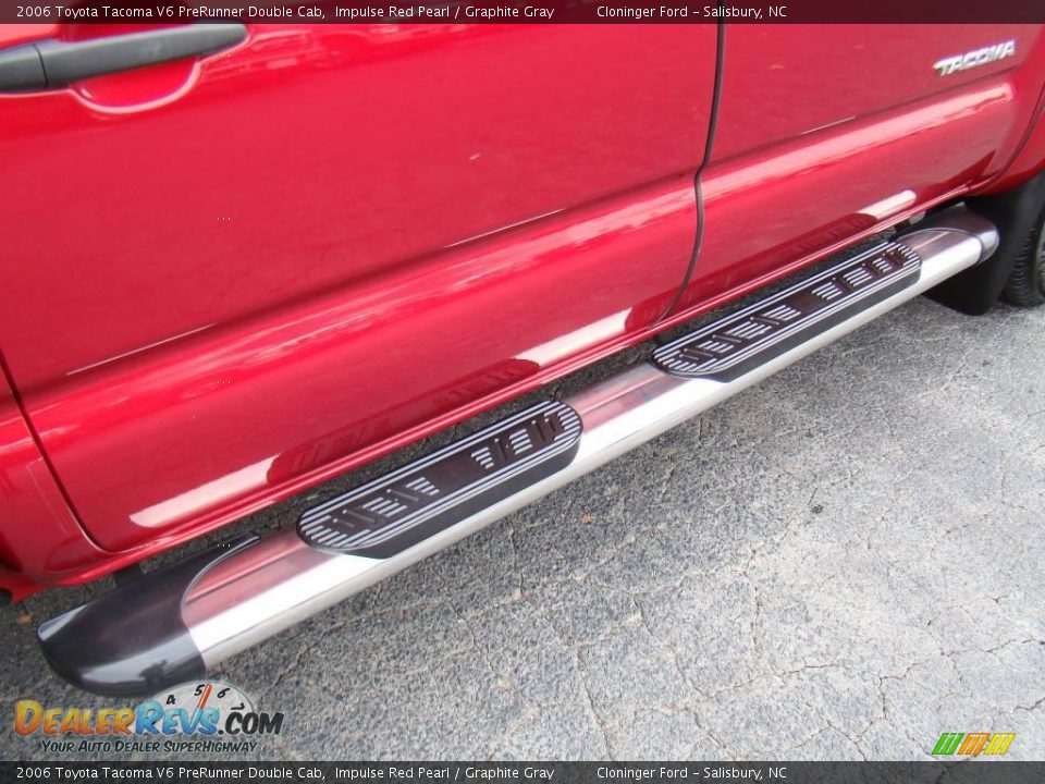 2006 Toyota Tacoma V6 PreRunner Double Cab Impulse Red Pearl / Graphite Gray Photo #14