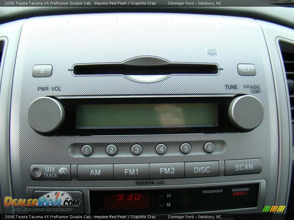 2006 Toyota Tacoma V6 PreRunner Double Cab Impulse Red Pearl / Graphite Gray Photo #21