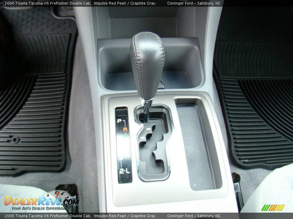 2006 Toyota Tacoma V6 PreRunner Double Cab Impulse Red Pearl / Graphite Gray Photo #23