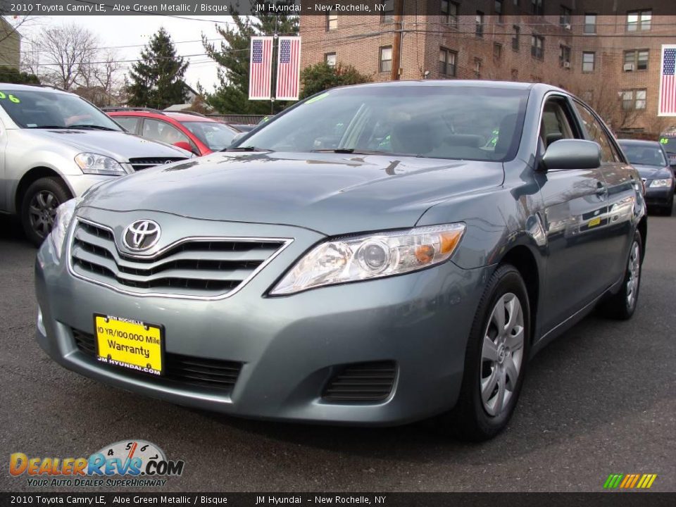 2010 Toyota Camry LE Aloe Green Metallic / Bisque Photo #3