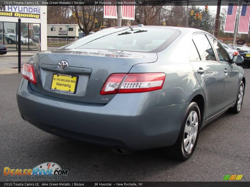 2010 Toyota Camry LE Aloe Green Metallic / Bisque Photo #7