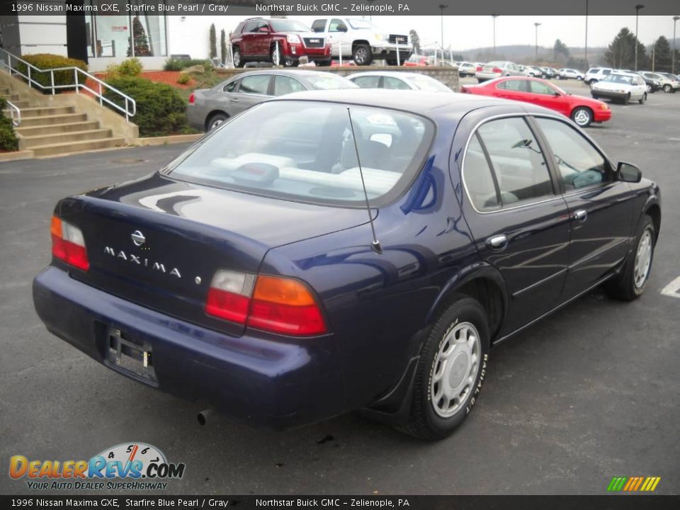 1996 Nissan Maxima GXE Starfire Blue Pearl / Gray Photo #2