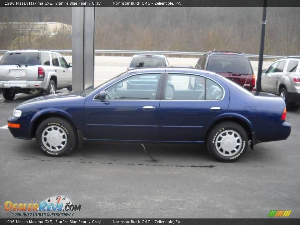 1996 Nissan Maxima GXE Starfire Blue Pearl / Gray Photo #5