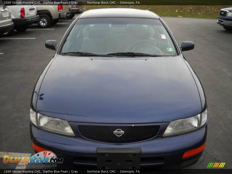 1996 Nissan Maxima GXE Starfire Blue Pearl / Gray Photo #14