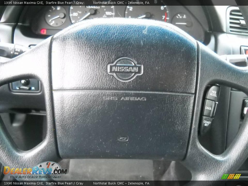 1996 Nissan Maxima GXE Starfire Blue Pearl / Gray Photo #19