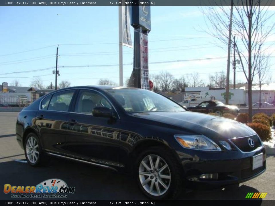 2006 Lexus GS 300 AWD Blue Onyx Pearl / Cashmere Photo #3