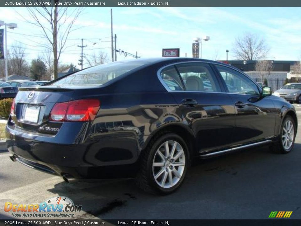 2006 Lexus GS 300 AWD Blue Onyx Pearl / Cashmere Photo #4